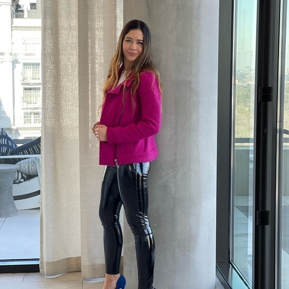 Tahari Barbie core pink jacket - Picture 7 of 9